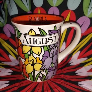 FABULOUS LAURIE VEASEY AUGUST GLADIOLA MUG